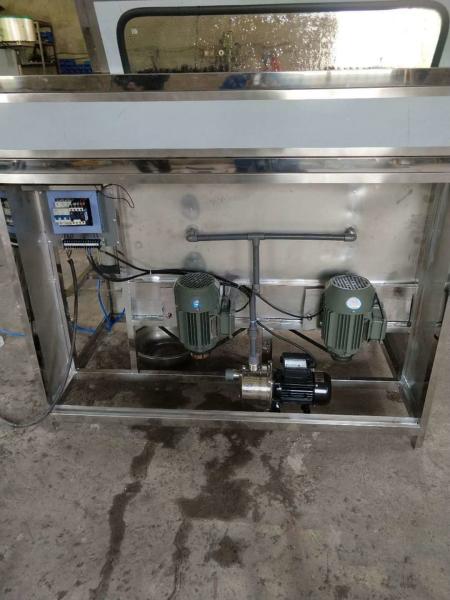 Máquina de lavar garrafas duplas semiautomática de 20L para embalagens de garrafas a preços acessíveis