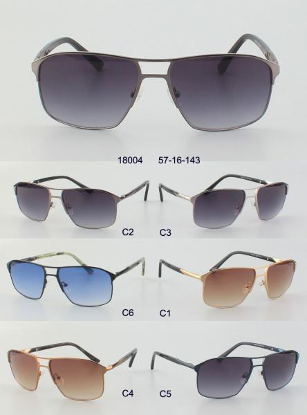 Polarized Lens 143mm Metal Frame Sunglasses For Travel