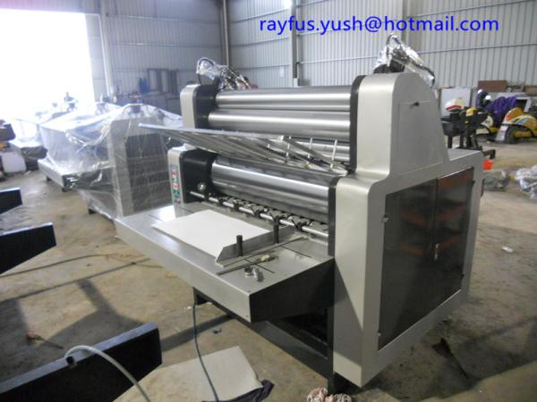 Laminador hidráulico pneumático 100 do cartão ~ elevada precisão de estratificação do cartão 500gsm