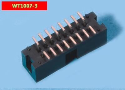 Conector de cabeçalho de pin personalizado 2.54 mm / 16 pin Idc Connector 2AMP corrente nominal