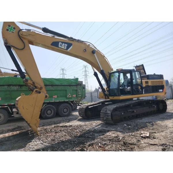 Использованный экскаватор Cat 345C, первоначально импортированный из Японии