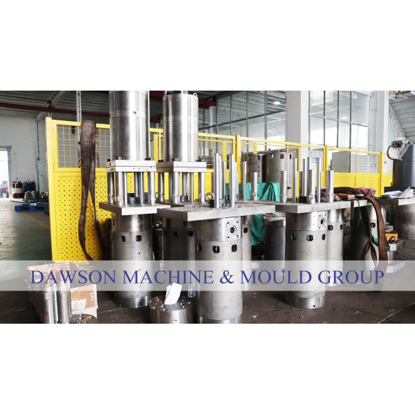 Accumulator Type Single Layer 50L Plastic Drum Making Extrusion Blow Molding Die Head