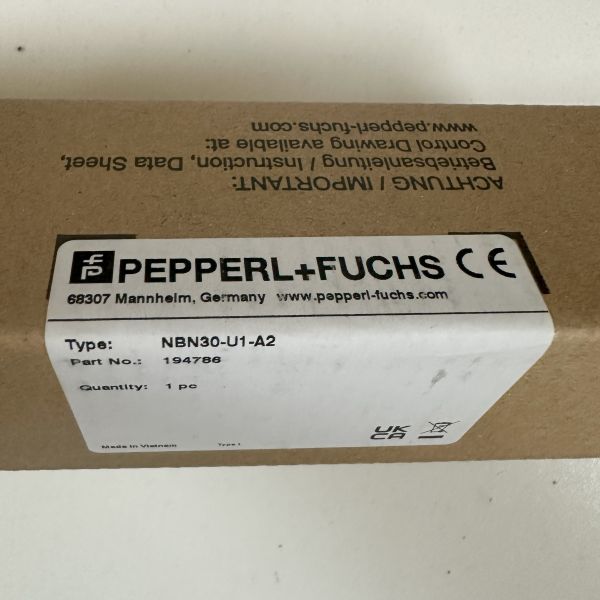 NBN30-U1-A2 Safety Barrier Pepperl Fuchs PNP Inductive Proximity Sensor 30mm