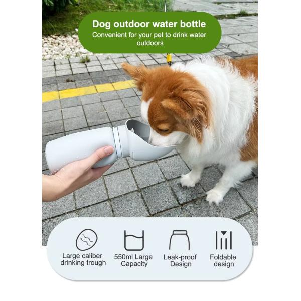 550ml Outdoor Pet Feeding Bottle Folding Portable Dog Water Bottles