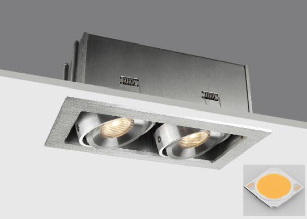 CE 2*6W 700mA 3000K LED Recessed Downlight Aluminum White warm COB Recessed LED Downlights/R3B0657
