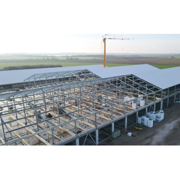 Алюминиевое стекло из сплава металлического металла Конструкция помещения для фермы козов Стальная конструкция Дом для овец Приют PKPM Рисунок