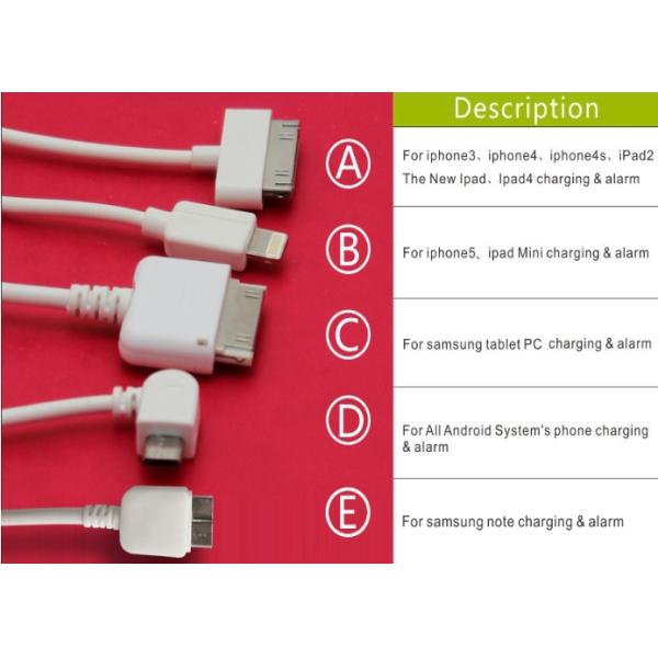 Smartphone anti-theft charging security alarming display stand-1497st