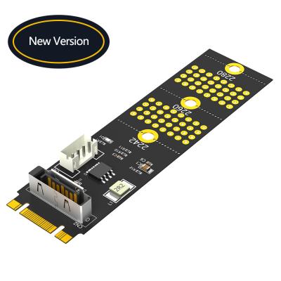 NGFF M.2 Key B+M para SATA Adaptador Extensor de cartão 2,5 polegadas