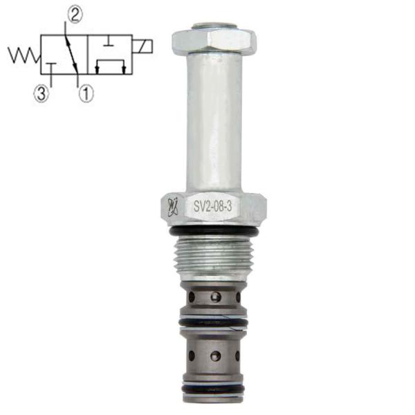 Hydraulic Solenoid Valve 3 Way 2 Position Cavity 08-3 10 Gallon Per Minute