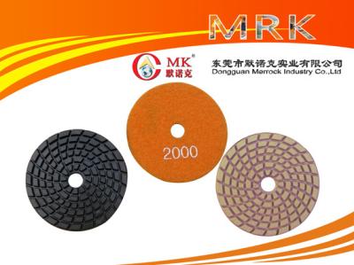 5.2mm Wet / Dry Diamond Polishing Pads For Concrete / Terrazzo Polisher