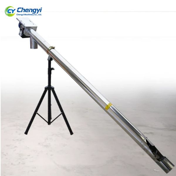 Steel Grain Conveyor Durable Screw Auger Conveyor Handling Transport Equipment