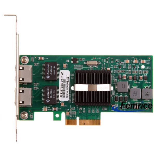 Femrice 10/100/1000Mbps Dual Port RJ45 Slots Ethernet Server Adapter Intel 82576EB Chipset PCIex4 Server Network Cards