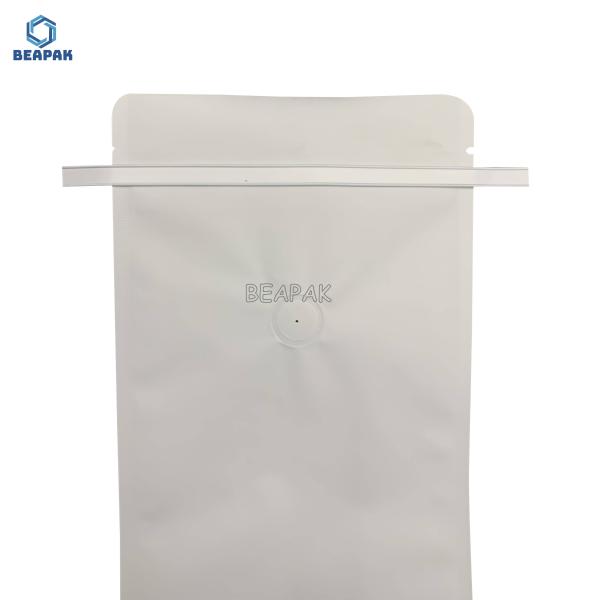 Flat Bottom Food Packaging Plastic Tin Tie Coffee Bags