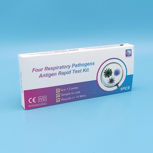 Patógenos respiratorios Kit de prueba de antígeno combinado para auto-prueba en