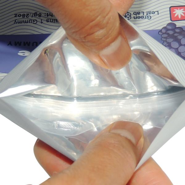 УЛЬТРАФИОЛЕТОВЫЙ поверхностный ЛЮБИМЕЦ SGS стоит вверх сумки мешка молнии для конфеты плода камедеобразной