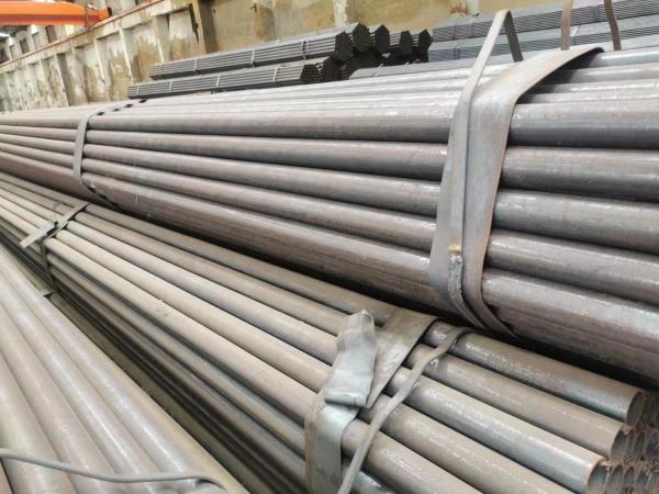 Hot Rolled Black Steel Tube , Pure Zinc Layer Circular Hollow Section