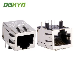 Metal Shielded 100 Base-Tx Cat5 Rj45 Ethernet Connector With Magnetics China
