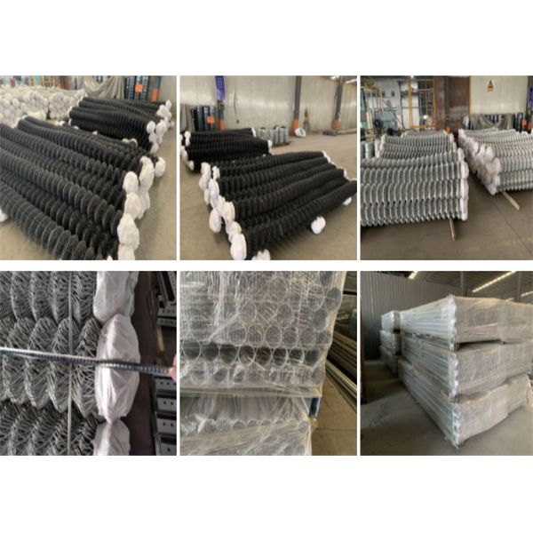 50mm*50mm Hole size Diamond shape PVC Coated Chain Link Fence use for Farm