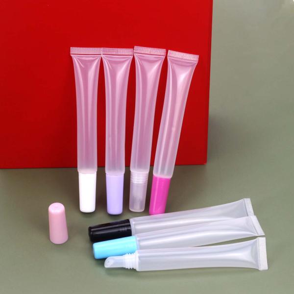 Трубки выжимкы ODM пластиковые PP OEM косметические для лоска 15ml губы