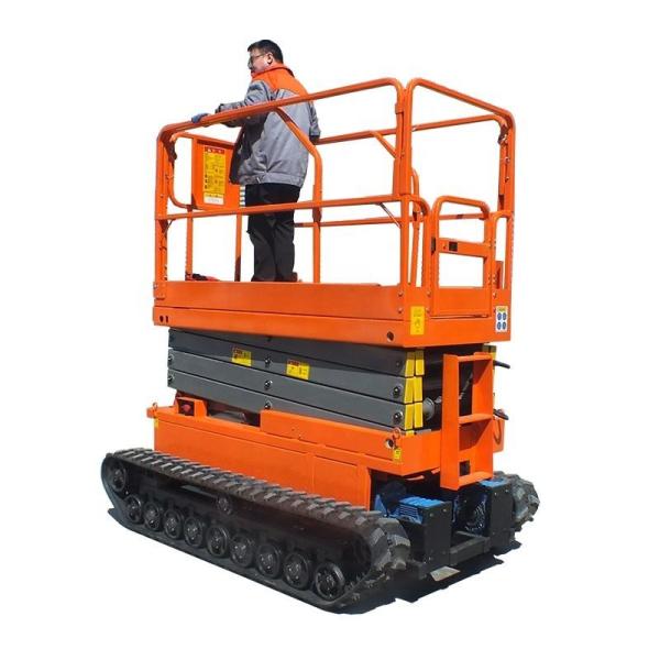 Mobile Scissor Lift 200kg 320kg 450kg Crawler Electric Lifting Platform