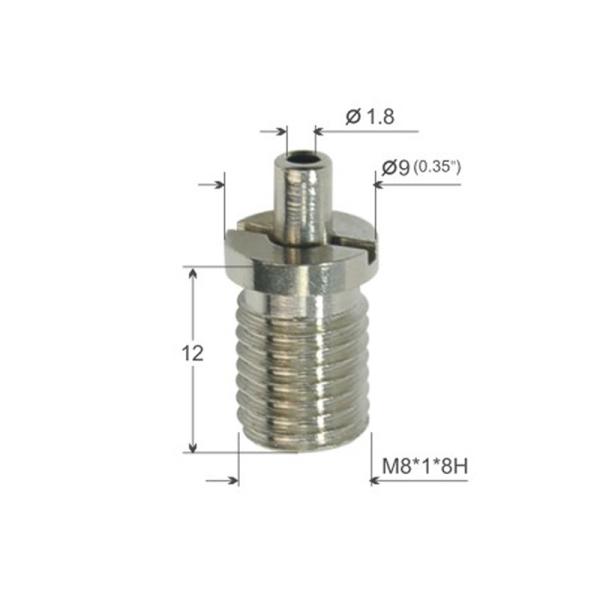 Brass Material Aircraft Cable Grippers With Side Exit And Nickel Plated Finish