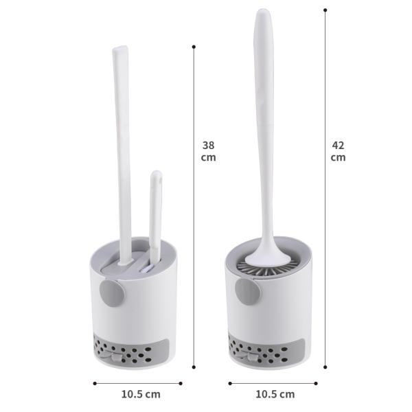 Lavabo del lavado de la escobilla del retrete del cuarto de baño de Tpr con la manija larga