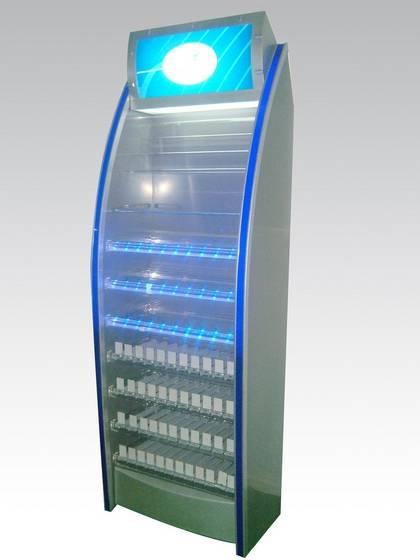 4 shelves foldable metal display rack
