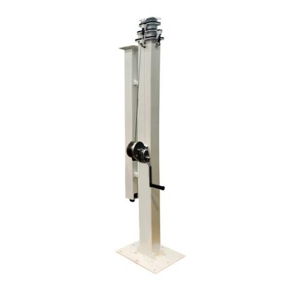 Light Tower Mast Light Weight Manual Telescopic Mast Pole  For Solar Trailer
