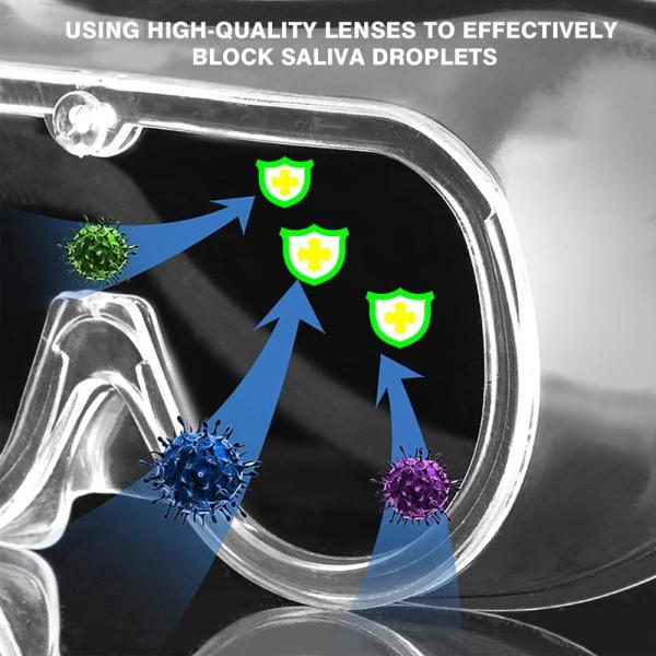 Customized Medical Safety Goggles , Chemical Resistant Goggles For Work Protective