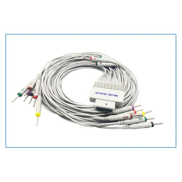 Kangeryou OEM Compatible with Medex 18-lead 26-pin Dynamic ECG Cable Model KRY933S10I Gray CN