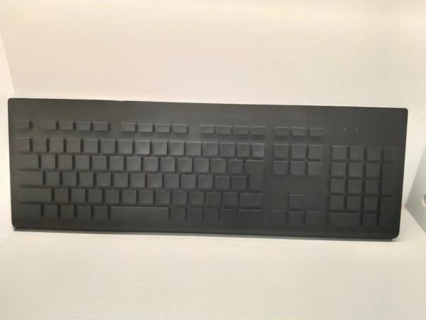 Black Plastic Injection Keysets Cases Rectangular Shape Injection Plastic Keycaps Cover