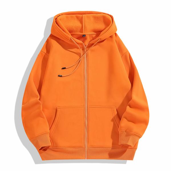 Men'S Soft Fleece Hooded Sweatshirt With Pocket Casual Zip Up Athletic Hoodie