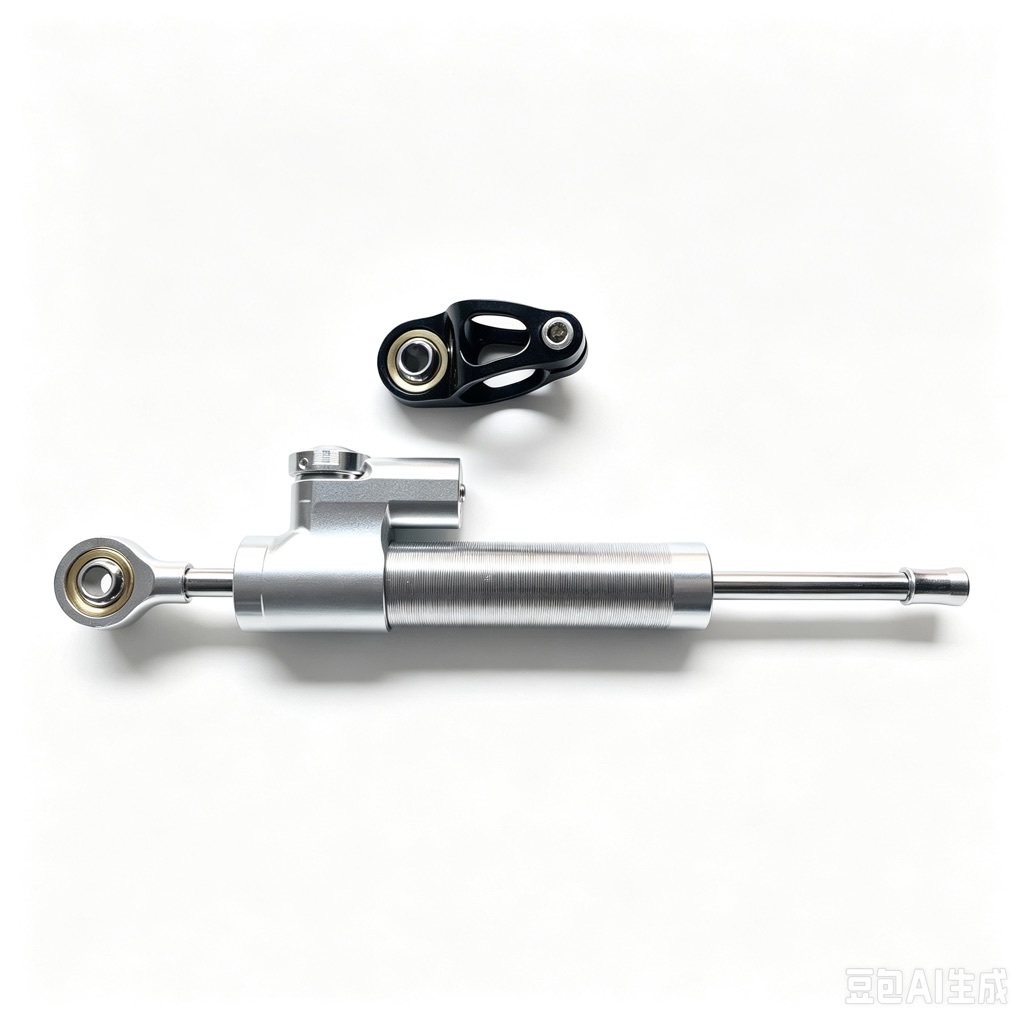 CNC Steering Damper Balance Bar, Universal Motorcycle Modified Anti-Shake Stabilizer Bar