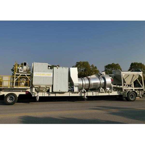 Energy Saving Small Portable Asphalt Plant / Drum Mix Asphalt Plant