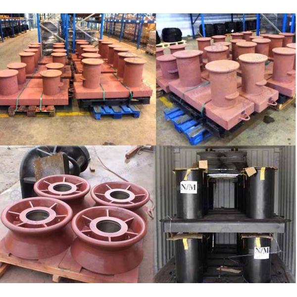 Carbon Steel Mooring Components Marine Bollards Marine Double Bollards