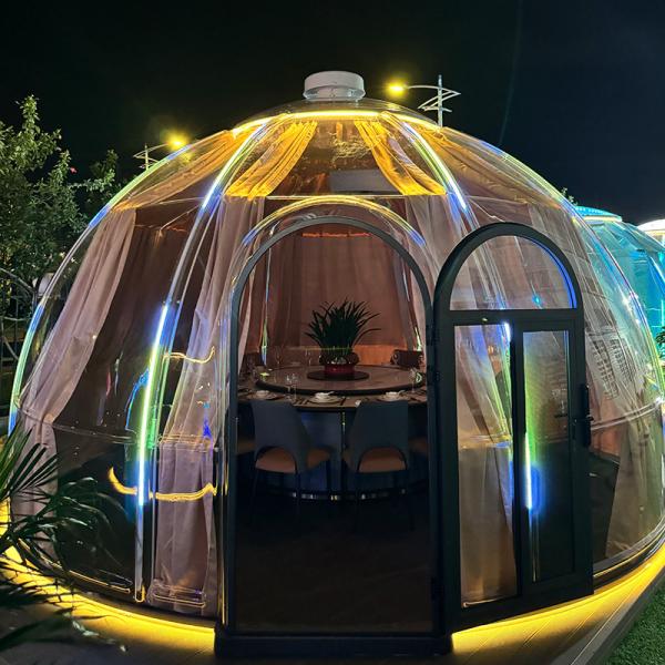 Dome Guesthouse Restaurant Bubble Tent Privacy Curtains Coffee Bar Modular Tiny House Bubble