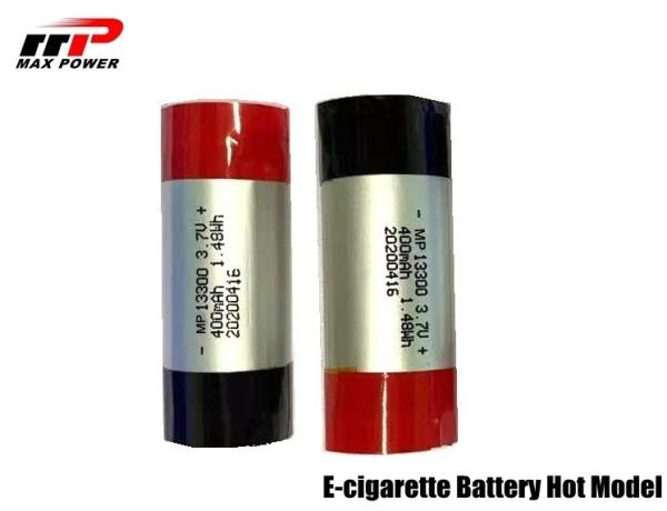 Corrente de descarga da bateria 400mAh 420mAh 3.7V MP13300 1C do polímero do íon do lítio do cigarro de E