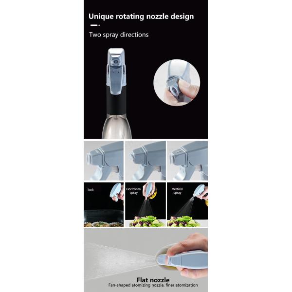 Бутылки брызг пищевого масла Petg качества еды господин Распределитель 280ml Refillable красный