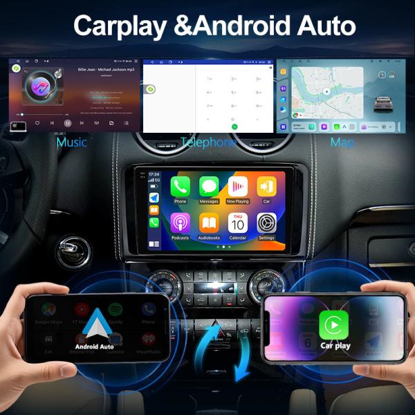 Wholesale Price Android Stereo Radio Auto Car Android Screen with CE FCC ROHS Certification for Benz ML 2006-2010