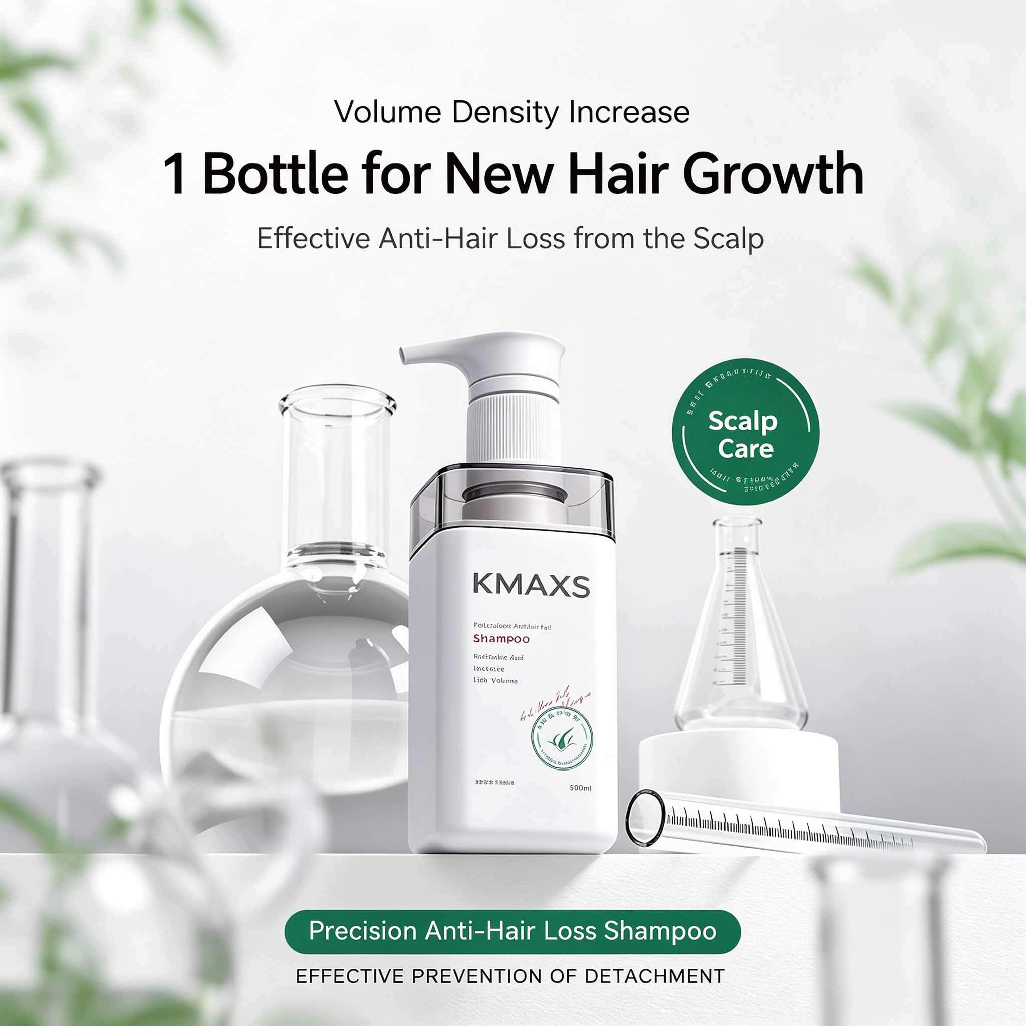 Scalp Care Shampoo for Fuller-Looking Hair, Volume Support and Gentle Cleansing