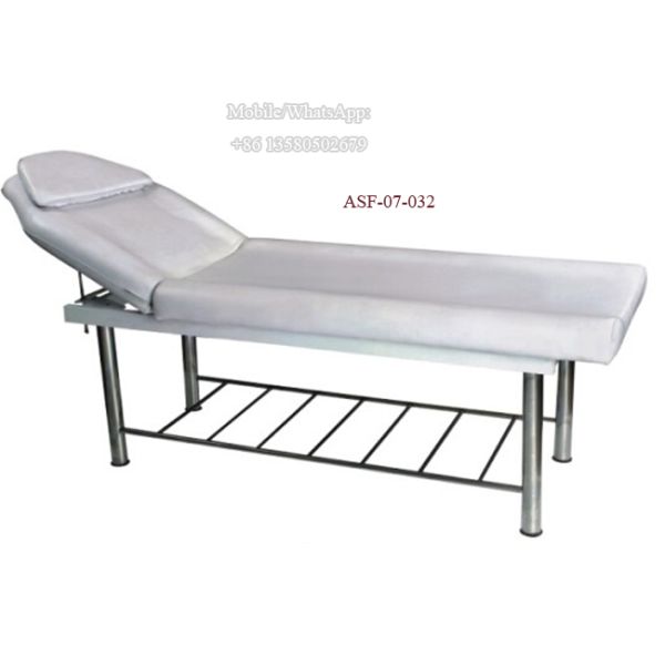 ASF-07-032 Hot Sales White Color Beauty Facial Tattoo Chair Aluminum Massage Bed