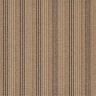 Meeting Conference Room Striped Carpet Tiles 100% Nylon Material With PVC Backing
