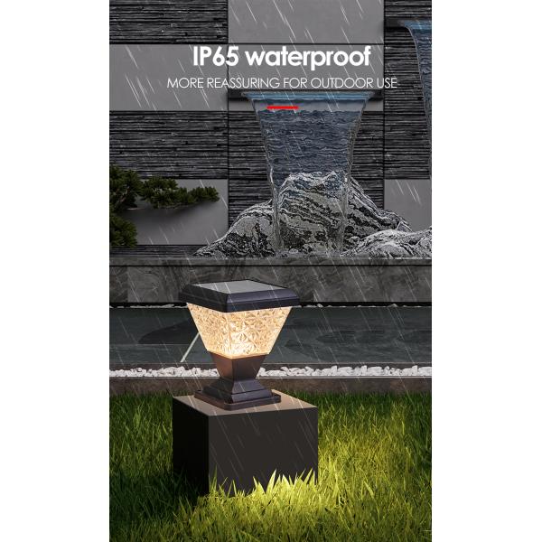 Солнечный столб Свет 150lm/W Противоультрафиолетовый ПК корпус дистанционное управление 6500K