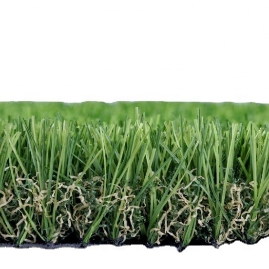 46mm Pile Height UV Resistance Low Maintenance Artificial Turf for Commercial Landscaping