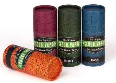 Multicolored Embossing Cosmetic Paper Packaging Tube For Essential Oils