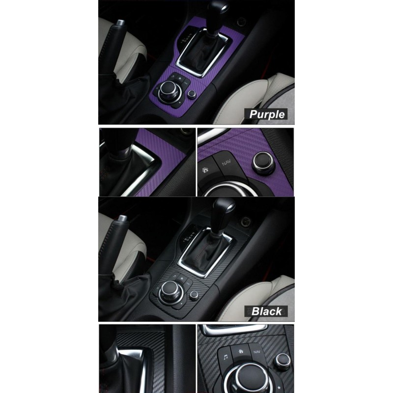 Interior Carbon Fiber Sticker Wrap Bubble Free 3d Black Vinyl Wrap 14kg/Roll
