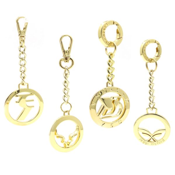 Fashion Luxury Hollow Metal Logo Tag Customized Bag Charm Label