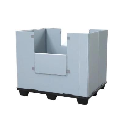 PP Collapsible Plastic Boxes Stackable Plastic Foldable Box Lightweight