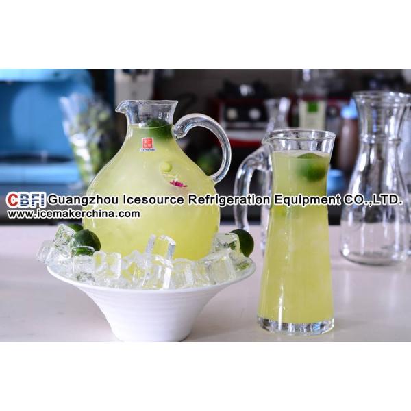 R404a Refrigerant 10 Ton Ice Cube Machine For Restaurant , Supermarket