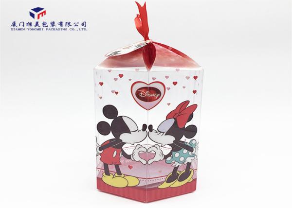 PET 18.4cm Height Plastic Packing Box, Light Weight Plastic Gift Box Custom Printing